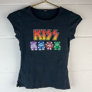 Vintage KISS Glitter Dancing Bears Baby Tee